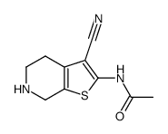 N-(3-cyano-4,5,6,7-tetrahydrothieno[2,3-c]pyridin-2-yl)acetamide Structure