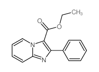 2-苯基咪唑并[1,2-a]吡啶-3-羧酸乙酯结构式