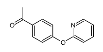 1-(4-pyridin-2-yloxyphenyl)ethanone结构式