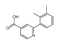 2-(2,3-dimethylphenyl)pyridine-4-carboxylic acid Structure