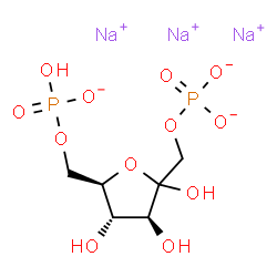 D-FRUCTOSE 2,6-DIPHOSPHATE, SODIUM SALT HYDRATE Structure