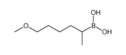 6-methoxyhexan-2-ylboronic acid Structure