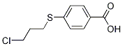 ((4-CHLOROPROPYL)THIO)BENZOICACID Structure