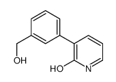 3-[3-(hydroxymethyl)phenyl]-1H-pyridin-2-one Structure