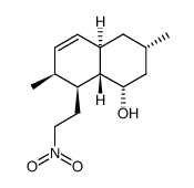 (1S,2S,4aR,6S,8S,8aS)-1-(nitroethyl)-2,6-dimethyl-8-hydroxy-1,2,4a,5,6,7,8,8a-octahydronaphthalene Structure