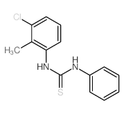 Thiourea, N-(3-chloro-2-methylphenyl)-N'-phenyl-结构式