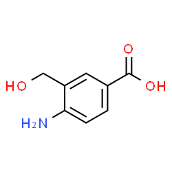 4-Amino-3-(hydroxymethyl)benzoic acid Structure