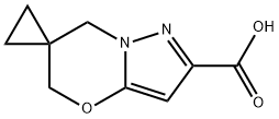 1',3'-Dihydrospirokcyclopropane-1,2'-pyrazolo[3,2-b][1,3]oxazinel-6'-carboxyli Structure