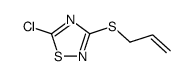 3-allylsulfanyl-5-chloro-[1,2,4]thiadiazole结构式