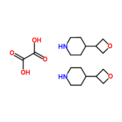 4-(Oxetan-3-yl)piperidine hemioxalate structure