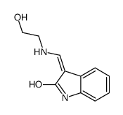 (3E)-3-[(2-hydroxyethylamino)methylidene]-1H-indol-2-one结构式