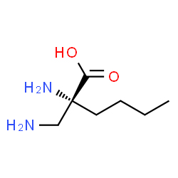 L-Norleucine, 2-(aminomethyl)- (9CI) structure