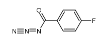 4-fluorobenzoyl azide结构式