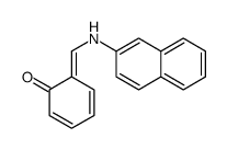 6-[(naphthalen-2-ylamino)methylidene]cyclohexa-2,4-dien-1-one Structure