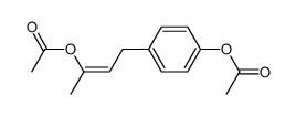 Acetic acid 4-((Z)-3-acetoxy-but-2-enyl)-phenyl ester结构式