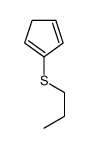 2-propylsulfanylcyclopenta-1,3-diene结构式