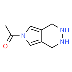 1H-Pyrrolo[3,4-d]pyridazine, 6-acetyl-2,3,4,6-tetrahydro- (9CI) Structure