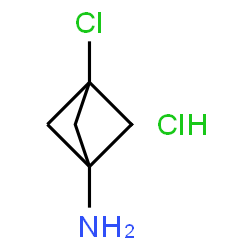 3-chlorobicyclo[1.1.1]pentan-1-amine hydrochloride structure