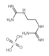 2-[2-(diaminomethylideneamino)ethyl]guanidine; sulfuric acid结构式