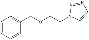 1-(2-(benzyloxy)ethyl)-1H-1,2,3-triazole结构式