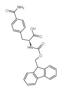 Fmoc-L-4-Carbamoylphe Structure