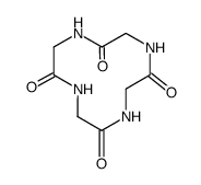 cyclo-(Gly-Gly-Gly-Gly)结构式