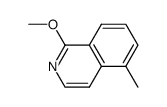 Isoquinoline, 1-methoxy-5-methyl- (9CI)结构式