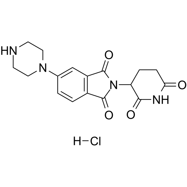 Thalidomide-piperazine hydrochloride structure