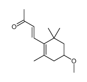 4-(4-methoxy-2,6,6-trimethylcyclohexen-1-yl)but-3-en-2-one Structure