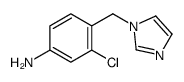 3-Chloro-4-(1H-imidazol-1-ylmethyl)aniline Structure