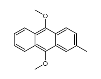 2-methyl-9,10-dimethoxyanthracene Structure