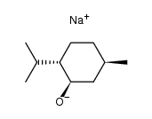 sodium salt of (1R,3R,4S)-(-)-menthol Structure