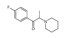 4'-Fluoro-α-piperidinopropiophenone结构式