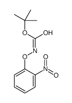 tert-butyl N-(2-nitrophenoxy)carbamate结构式