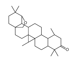 2,2,6a,6b,9,9,12-heptamethyloctadecahydro-1H-1,4a-(epoxymethano)picen-10(2H)-one Structure