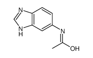 N-(1H-苯并咪唑-5-基)-乙酰胺结构式