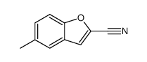 2-Benzofurancarbonitrile,5-methyl- Structure