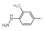 (4-氟-2-甲基苯基)肼结构式