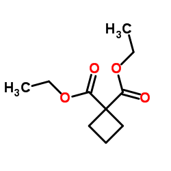 Diethyl cyclobutane-1,1-dicarboxylate Structure