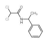 2,2-二氯-n-(1-苯基乙基)乙酰胺结构式