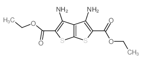 3,4-DIAMINO-THIENO[2,3-B]THIOPHENE-2,5-DICARBOXYLIC ACID DIETHYL ESTER Structure