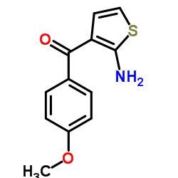 (2-Amino-3-thienyl)(4-methoxyphenyl)methanone结构式