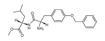 H-Tyr(Bzl)-Leu-OMe Structure