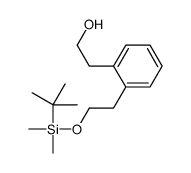 2-[2-[2-[tert-butyl(dimethyl)silyl]oxyethyl]phenyl]ethanol Structure