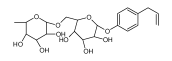 (2S,3R,4R,5R,6R)-2-methyl-6-[[(2R,3S,4S,5R,6S)-3,4,5-trihydroxy-6-(4-prop-2-enylphenoxy)oxan-2-yl]methoxy]oxane-3,4,5-triol结构式