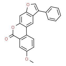 3-methoxy-10-phenyl-[1]benzofuro[6,5-c]isochromen-5-one结构式