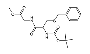 Boc-Cys(Bzl)-Gly-OMe Structure