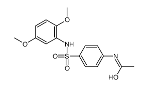 N-[4-[(2,5-dimethoxyphenyl)sulfamoyl]phenyl]acetamide结构式