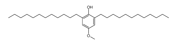 2,6-Didodecyl-4-methoxyphenol Structure