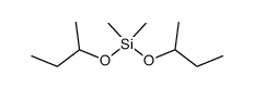 di-sec-butoxy-dimethyl-silane结构式